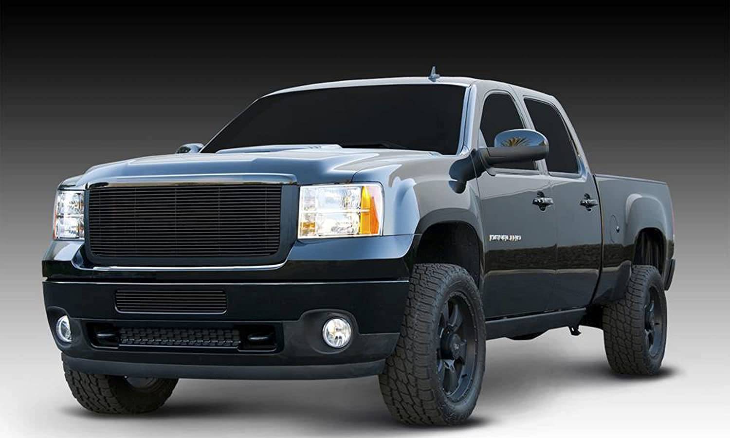 T-REX Grilles 21209B Black Aluminum Horizontal Grille Fits 2011-2014 GMC Sierra 2500 Sierra 3500