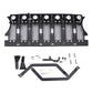 T-REX Grilles 6314931 Black Mild Steel Small Mesh Grille Fits 2020-2023 Jeep Gladiator Overland Gladiator Rubicon
