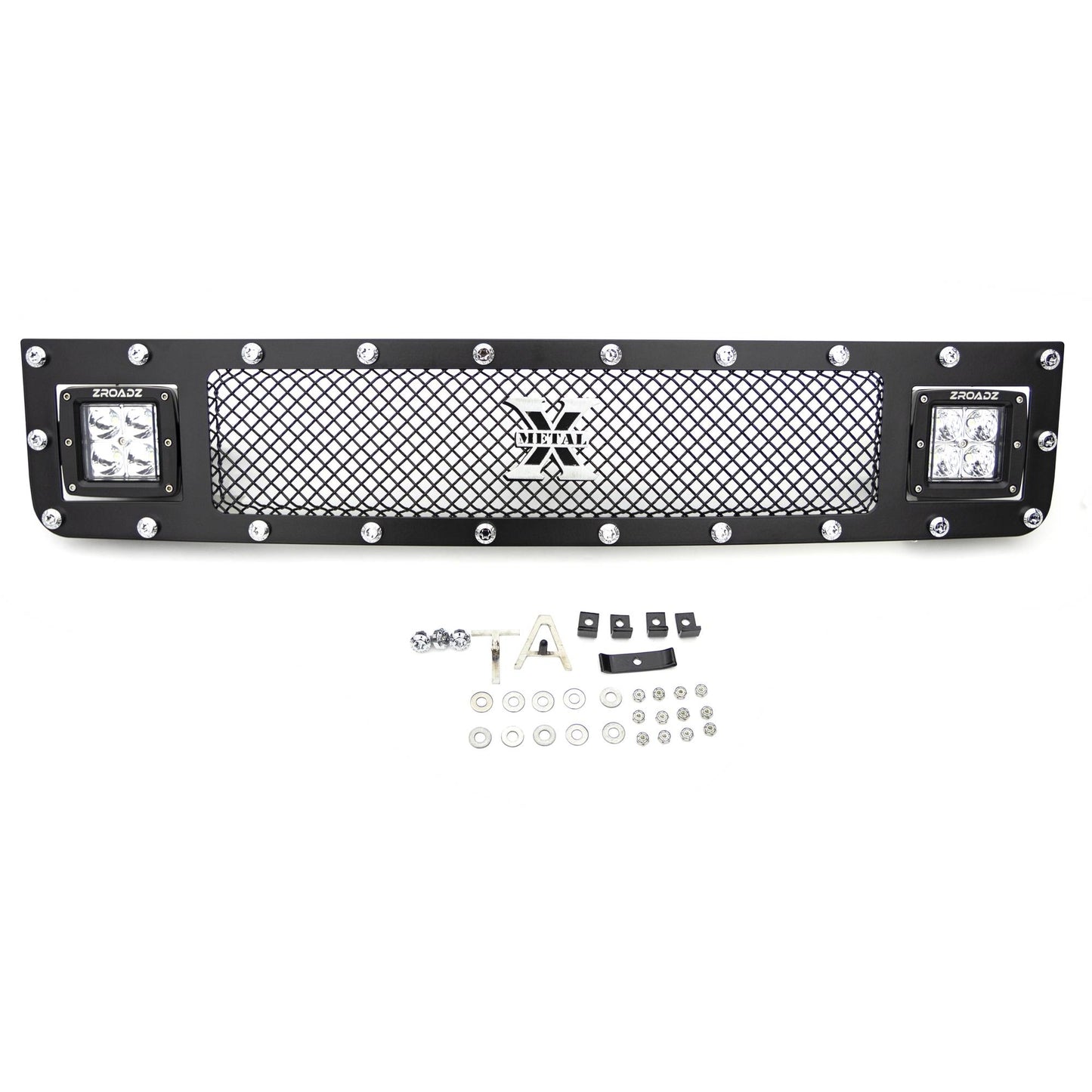 T-REX Grilles 6319321 Black Mild Steel Small Mesh Grille Fits 2007-2014 Toyota FJ Cruiser