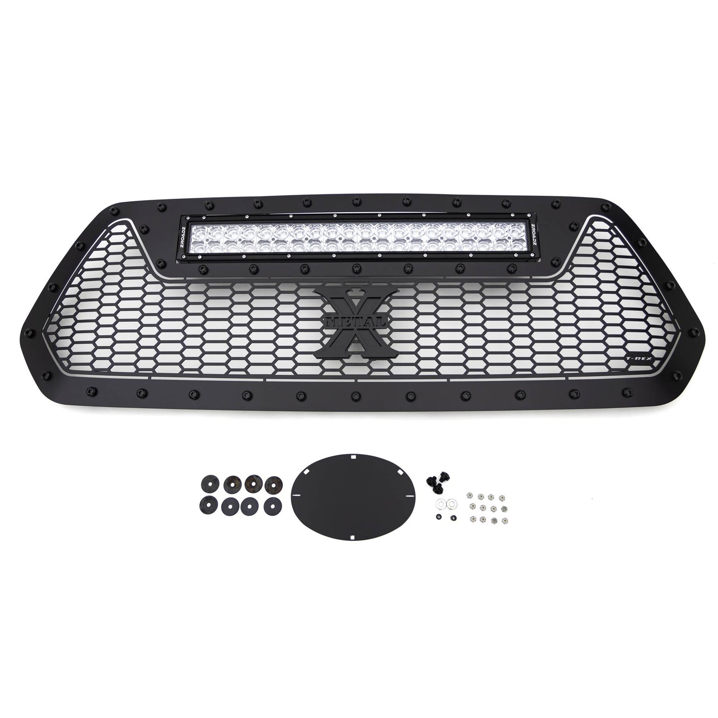 T-REX Grilles 7319411-BR Black Mild Steel Laser Cut Pattern Grille Fits 2016-2017 Toyota Tacoma