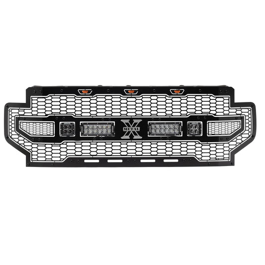 T-REX Grilles 7315571 Black Mild Steel Laser Cut Pattern Grille Fits 2020-2022 Ford SuperDuty F-250/F-350/F-450/F-550