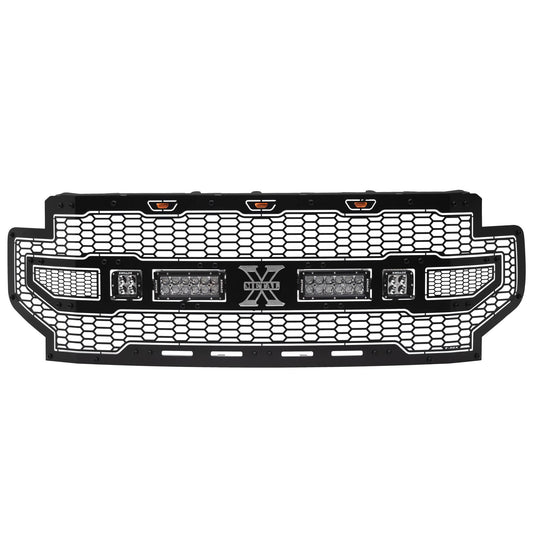 T-REX Grilles 7315571-BR Black Mild Steel Laser Cut Pattern Grille Fits 2020-2022 Ford SuperDuty F-250/F-350/F-450/F-550