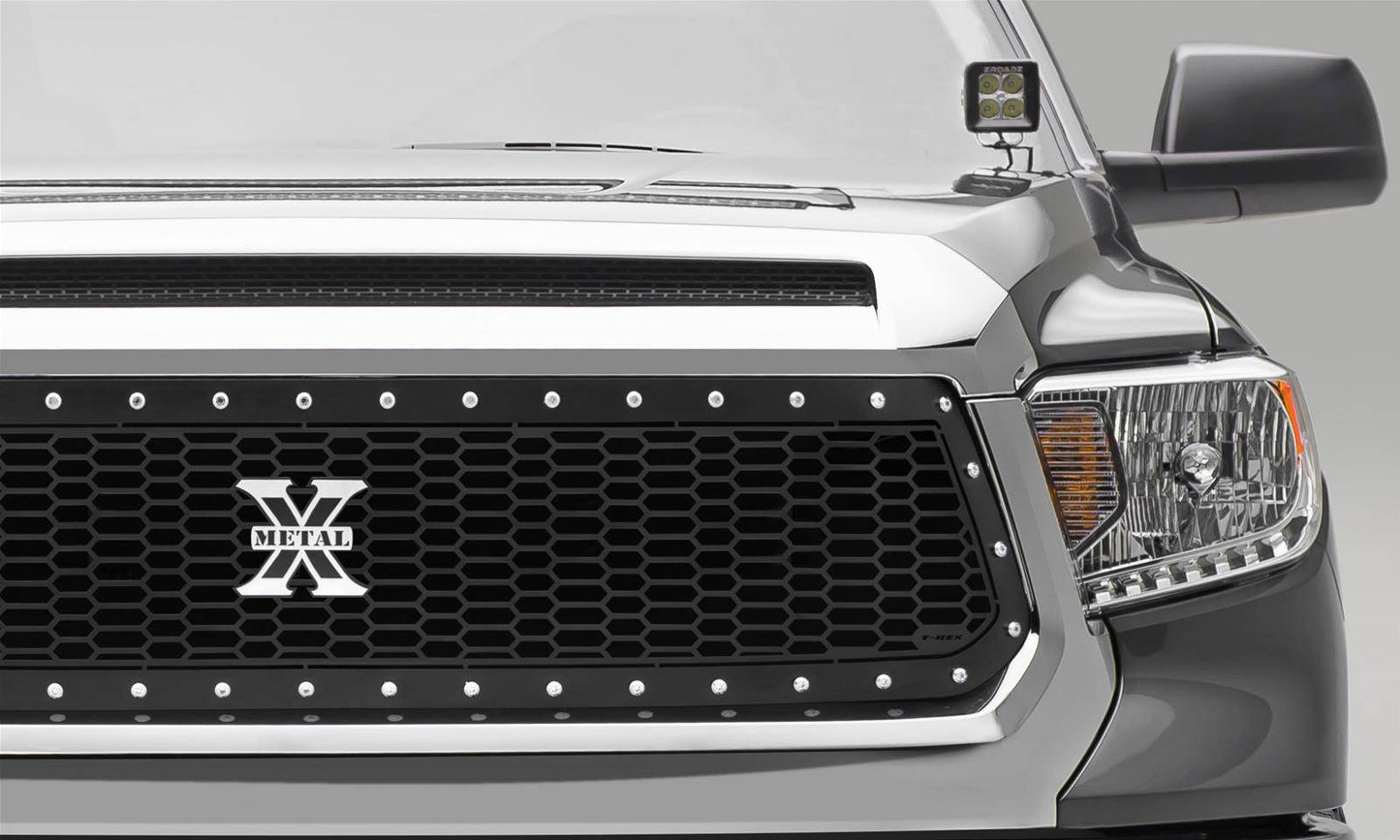 T-REX Grilles 7719641 Black Mild Steel Laser Cut Pattern Grille Fits 2014-2017 Toyota Tundra