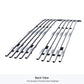 APS GR03FEG06S Main Upper Stainless Steel Billet Grille Fits 1994-1999 Chevy Blazer
