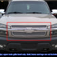 APS GR03GEC29T Main Upper Mesh Grille Fits 2001-2006 Chevy Avalanche