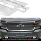 APS GR03GEE55T Main Upper Mesh Grille Fits 2019-2023 Chevy Silverado 1500