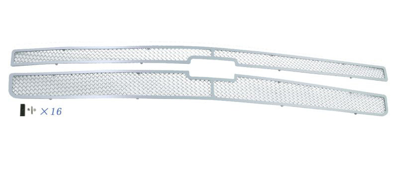 APS GR03GEG66T Main Upper Mesh Grille Fits 2007-2013 Chevy Silverado 1500