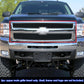 APS GR03GEG74H Main Upper Black Wire Mesh Grille Fits 2007-2010 Chevy Silverado 2500 HD