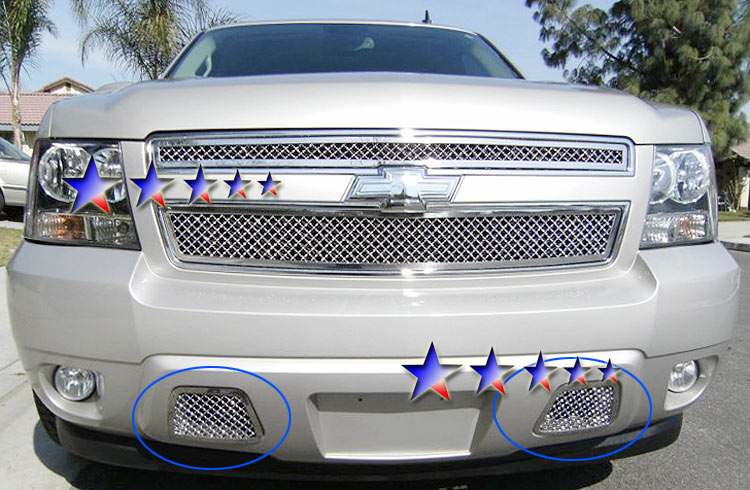 APS GR03GFD67S Tow Hook Mesh Grille Fits 2007-2014 Chevy Avalanche