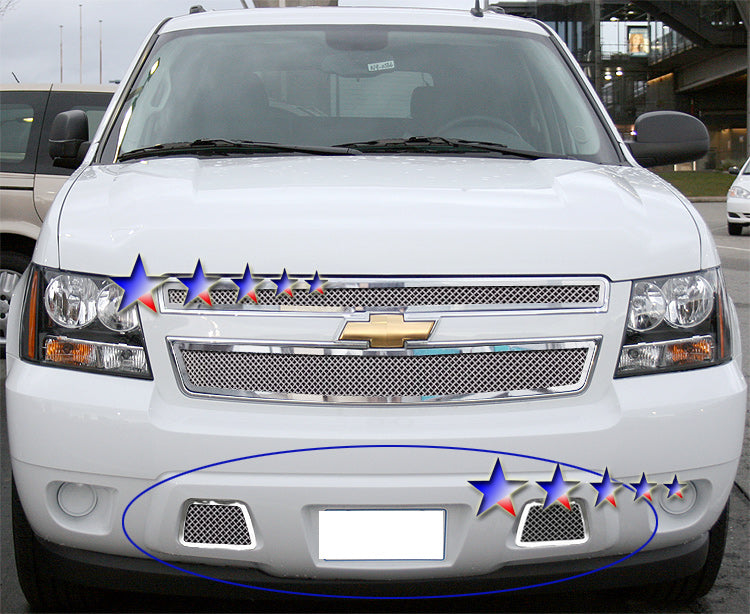 APS GR03GFD67T Tow Hook Mesh Grille Fits 2007-2014 Chevy Avalanche