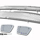 APS GR03GGI19S Main Upper & Tow Hook Mesh Grille Fits 2007-2014 Chevy Avalanche