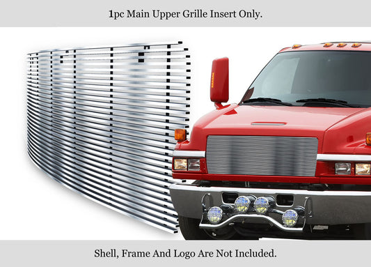 APS GR03HFF31S Main Upper Stainless Steel Billet Grille Fits 2003-2009 Chevy Kodiak C4500