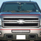 APS GR03LEG74H Main Upper Rivet Grille Fits 2007-2010 Chevy Silverado 2500 HD