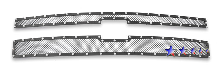 APS GR03LFH31H Main Upper Rivet Grille Fits 2011-2014 Chevy Silverado 2500 HD