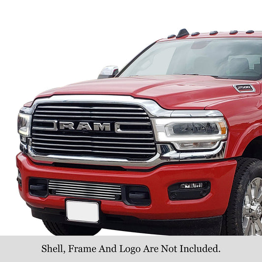 APS GR04FEJ22S Lower Bumper Stainless Steel Billet Grille Fits 2019-2023 Ram 2500