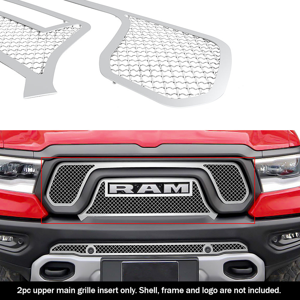 APS GR04GEB03S Main Upper Mesh Grille Fits 2019-2023 Ram 1500