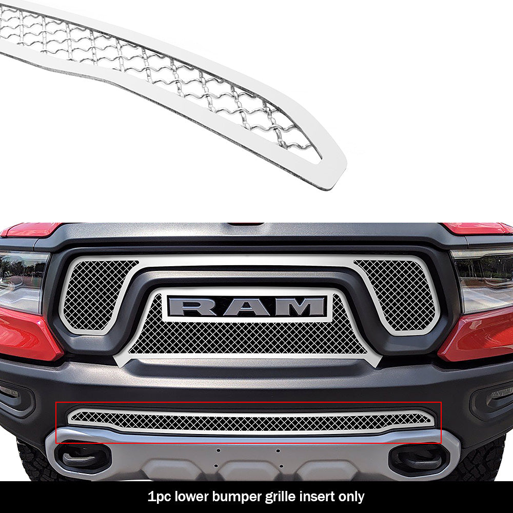 APS GR04GEB04S Lower Bumper Mesh Grille Fits 2019-2023 Ram 1500