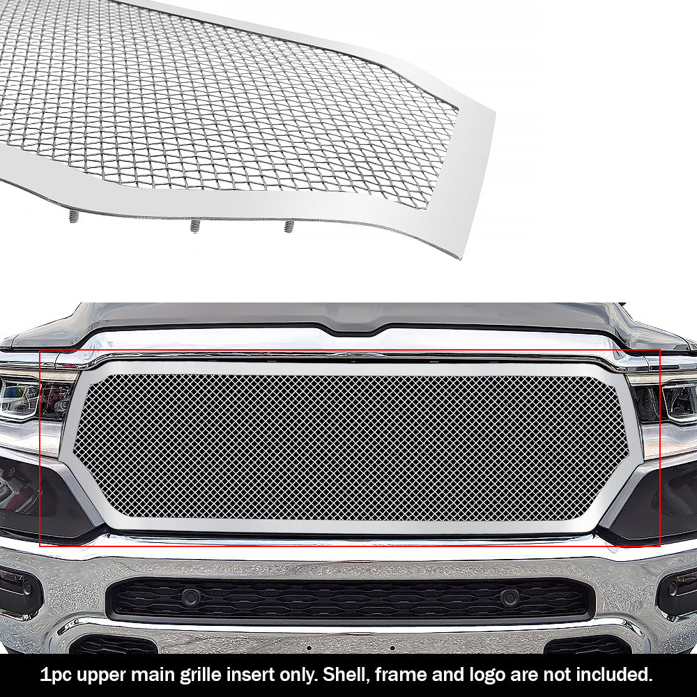 APS GR04GEE40T Main Upper Mesh Grille Fits 2019-2023 Ram 1500