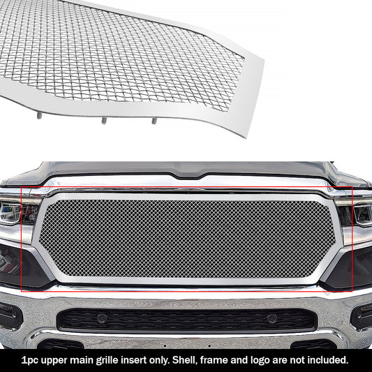 APS GR04GEE40T Main Upper Mesh Grille Fits 2019-2023 Ram 1500