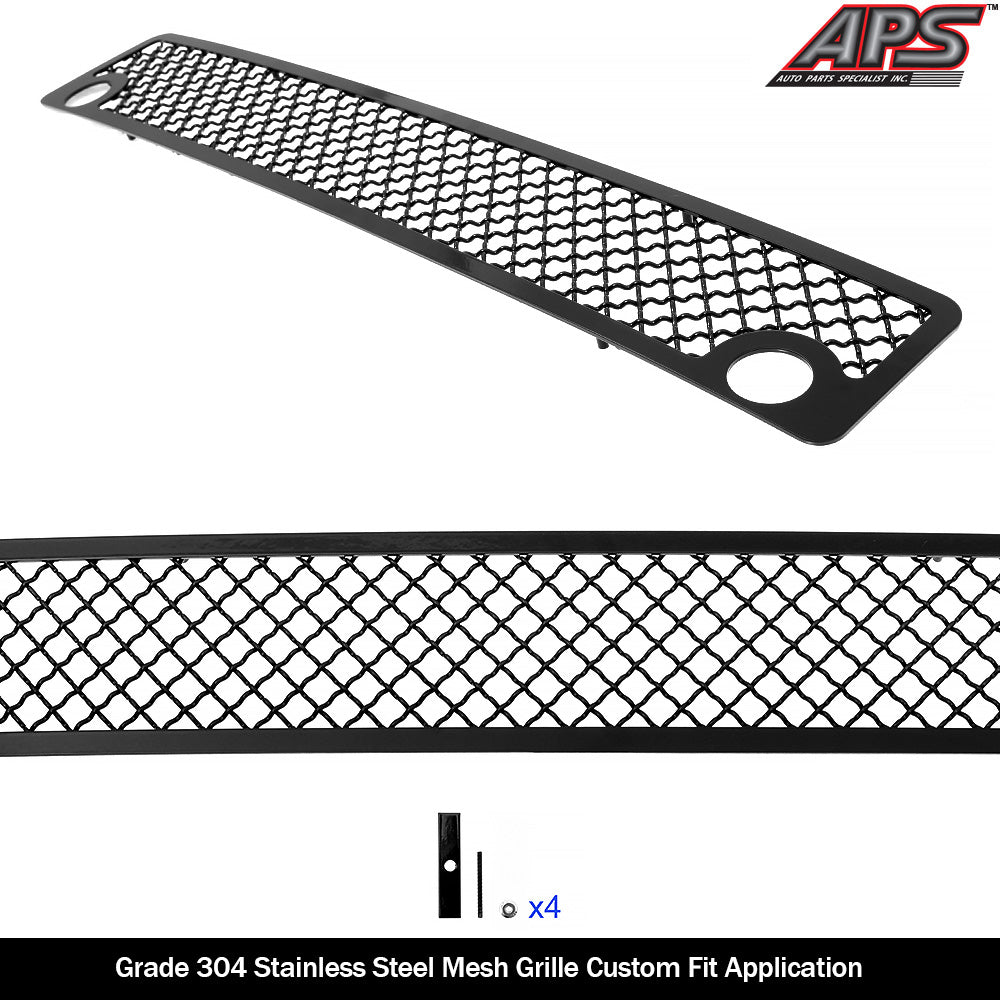 APS GR04GEJ22K Lower Bumper Black Wire Mesh Grille Fits 2019-2023 Ram 2500