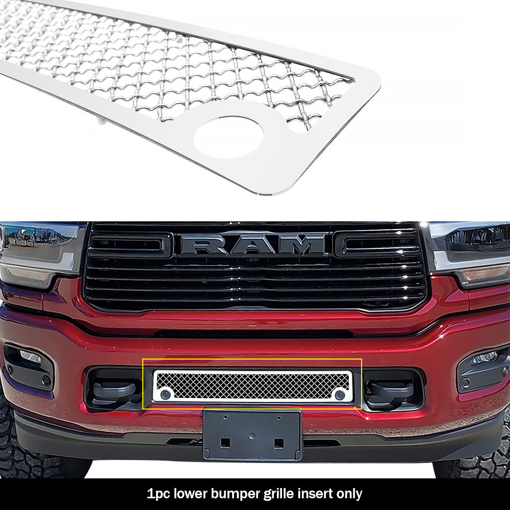 APS GR04GEJ22S Lower Bumper Mesh Grille Fits 2019-2023 Ram 2500