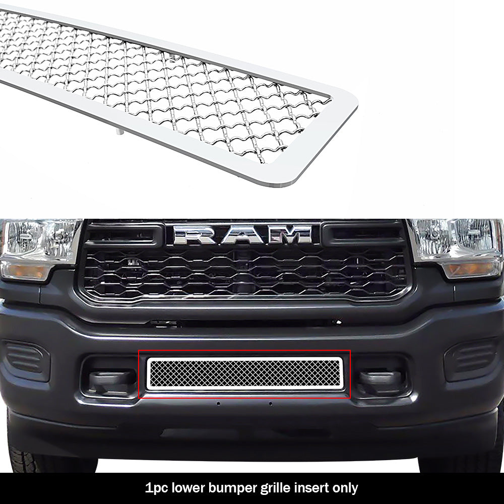 APS GR04GEJ32S Lower Bumper Mesh Grille Fits 2019-2023 Ram 2500