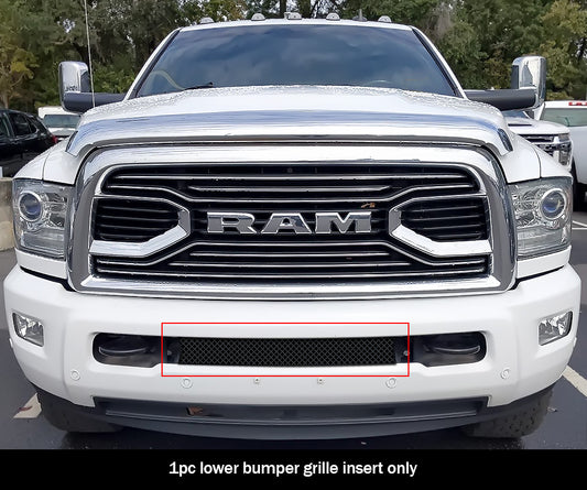 APS GR04GFC32G Lower Bumper Black Wire Mesh Grille Fits 2010-2018 Ram 2500