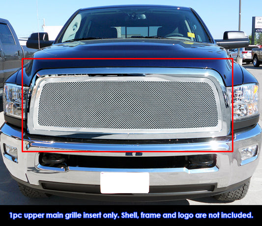 APS GR04GFH79T Main Upper Mesh Grille Fits 2010-2013 Dodge Ram 2500