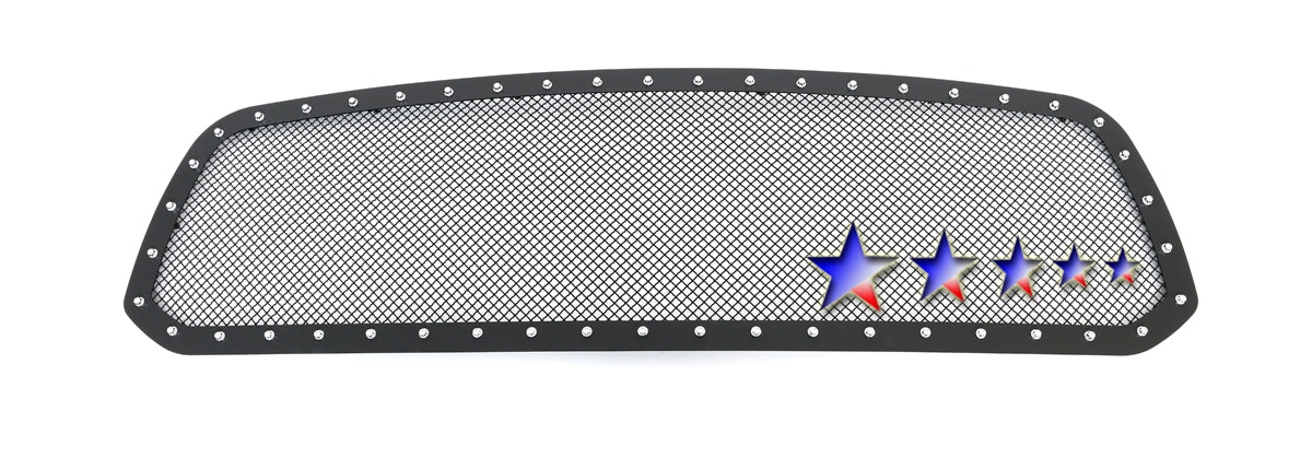 APS GR04LEI86H Main Upper Rivet Grille Fits 2013-2021 Ram 1500