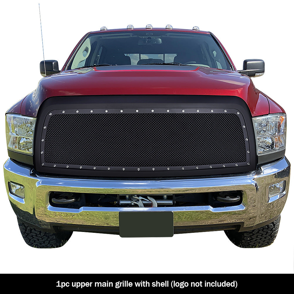 APS GR04LFH79P Main Upper Rivet Grille Fits 2010-2013 Ram 2500