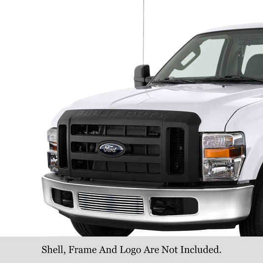 APS GR06FEC28S Lower Bumper Stainless Steel Billet Grille Fits 2008-2010 Ford F-250