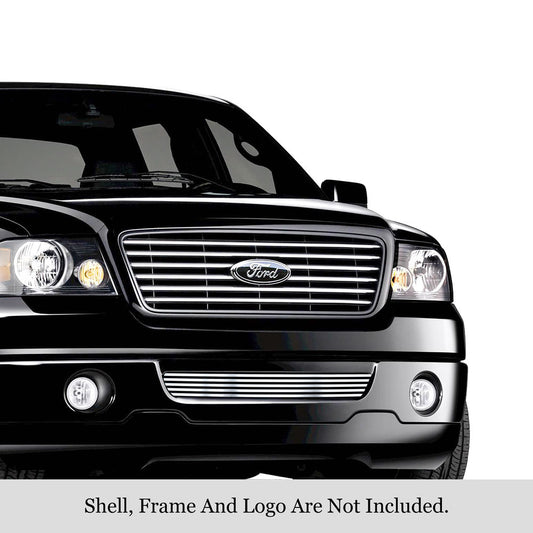 APS GR06FEC52S Lower Bumper Stainless Steel Billet Grille Fits 2006-2008 Ford F-150