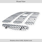 APS GR06FEH00S Main Upper Stainless Steel Billet Grille Fits 2004-2015 Ford F-650