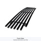 APS GR06FFB34J Lower Bumper Black Stainless Steel Billet Grille Fits 2021-2023 Ford F-150