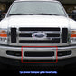 APS GR06GEC28G Lower Bumper Black Wire Mesh Grille Fits 2008-2010 Ford F-250