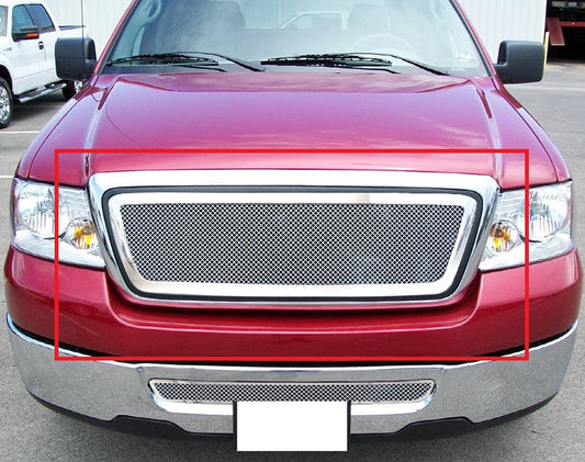 APS GR06GEC50T Main Upper Mesh Grille Fits 2004-2008 Ford F-150