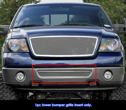 APS GR06GEC52T Lower Bumper Mesh Grille Fits 2006-2008 Ford F-150