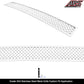 APS GR06GEJ66S Lower Bumper Mesh Grille Fits 2020-2022 Ford F-250