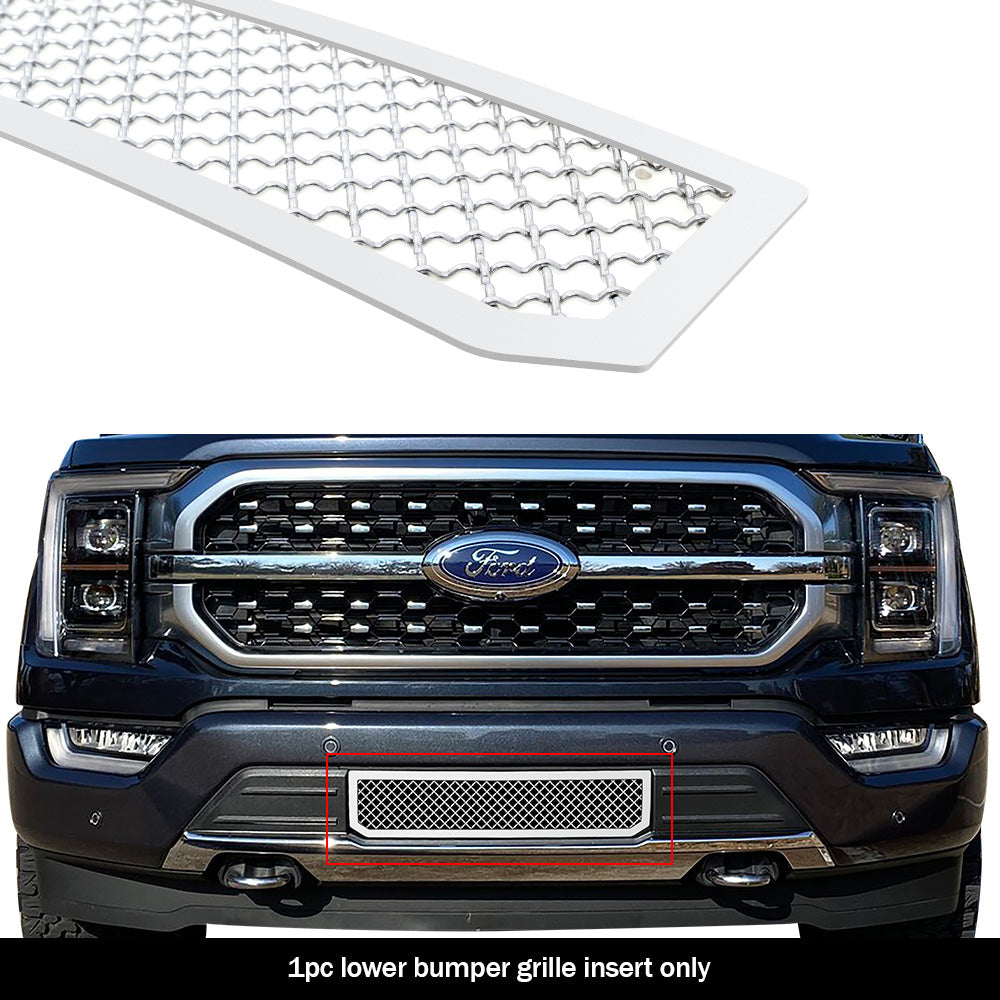 APS GR06GFB34S Lower Bumper Mesh Grille Fits 2021-2023 Ford F-150