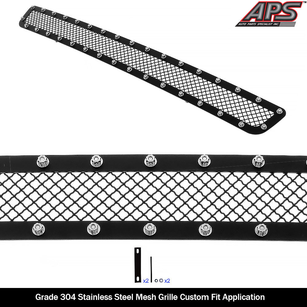 APS GR06LEC51H Lower Bumper Rivet Grille Fits 2004-2005 Ford F-150