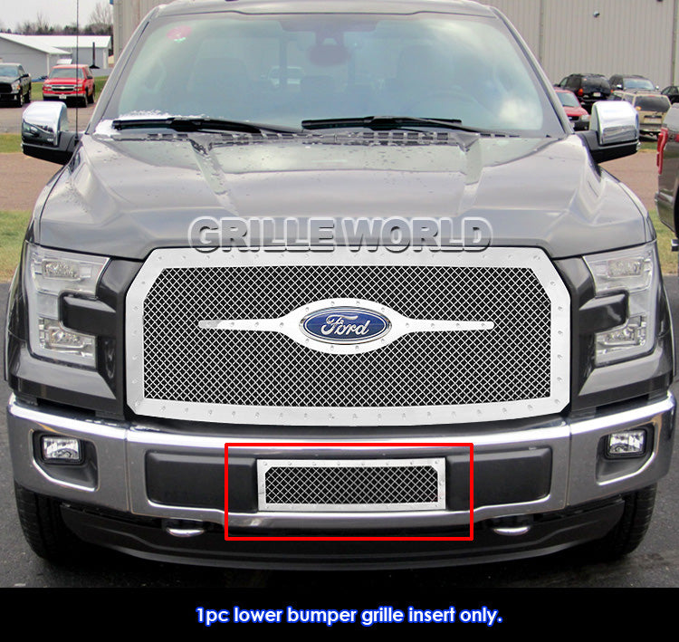 APS GR06LFC13S Lower Bumper Rivet Grille Fits 2015-2017 Ford F-150