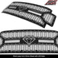 APS GR06LFC63L Main Upper Rivet Grille Fits 2017-2019 Ford F-250