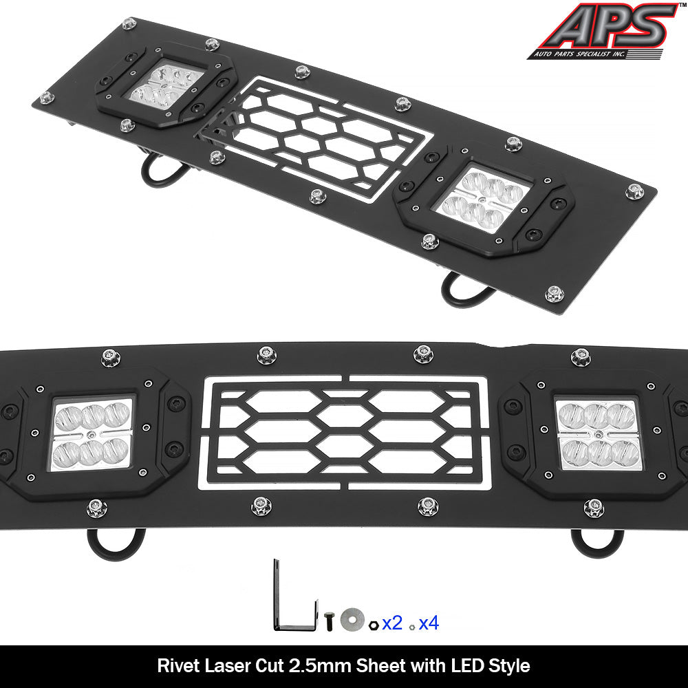 APS GR06LFG89L Lower Bumper Rivet Grille Fits 2009-2014 Ford F-150