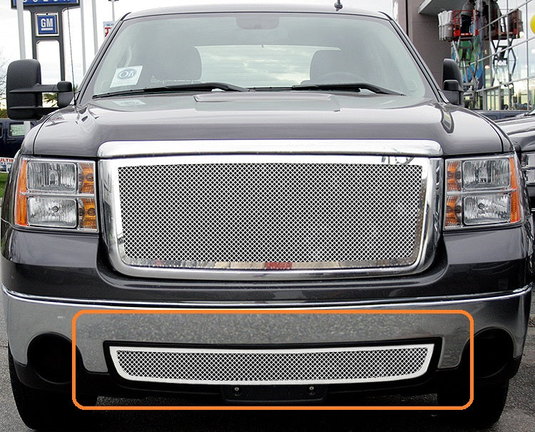 APS GR07GFD95T Lower Bumper Mesh Grille Fits 2007-2013 GMC Sierra 1500