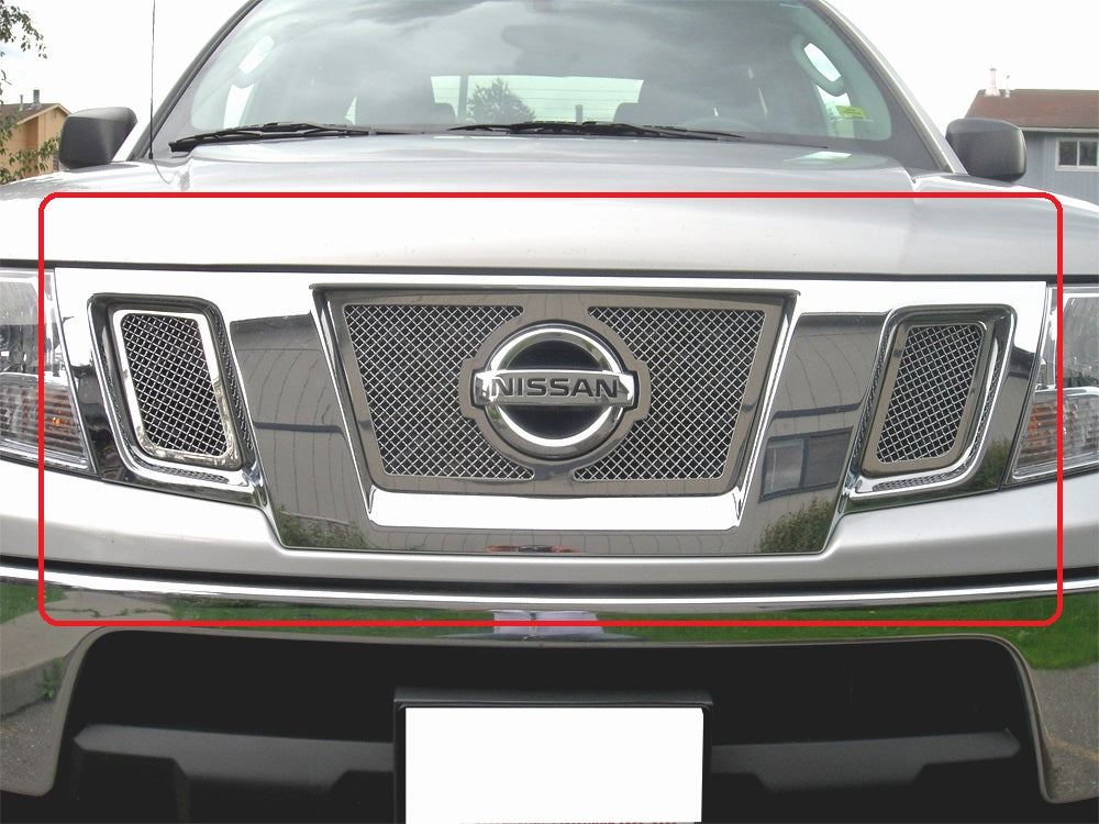 APS GR14GFF41T Main Upper Mesh Grille Fits 2009-2021 Nissan Frontier