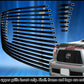 APS GR20FFD56J Main Upper Black Stainless Steel Billet Grille Fits 2005-2010 Toyota Tacoma