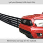 APS GR20FFI38J Lower Bumper Black Stainless Steel Billet Grille Fits 2012-2015 Toyota Tacoma