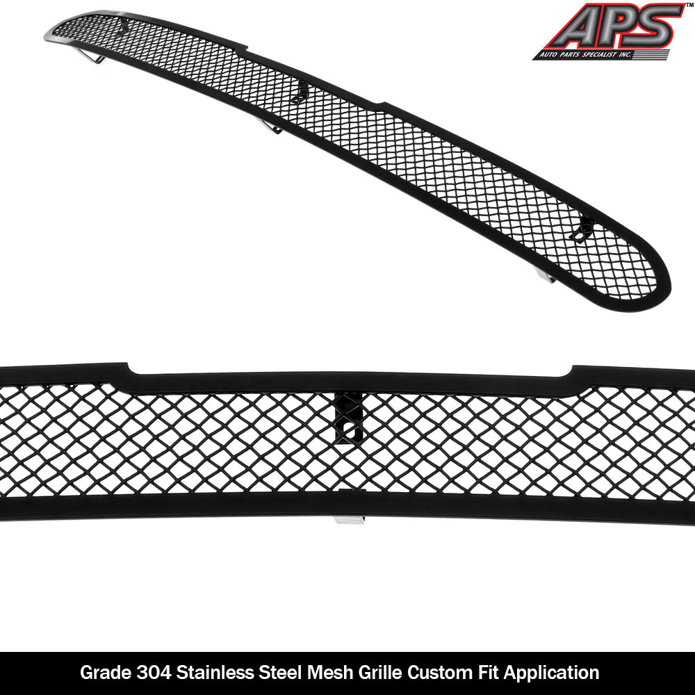 APS GR20GED38H Lower Bumper Black Wire Mesh Grille Fits 2001-2004 Toyota Tacoma