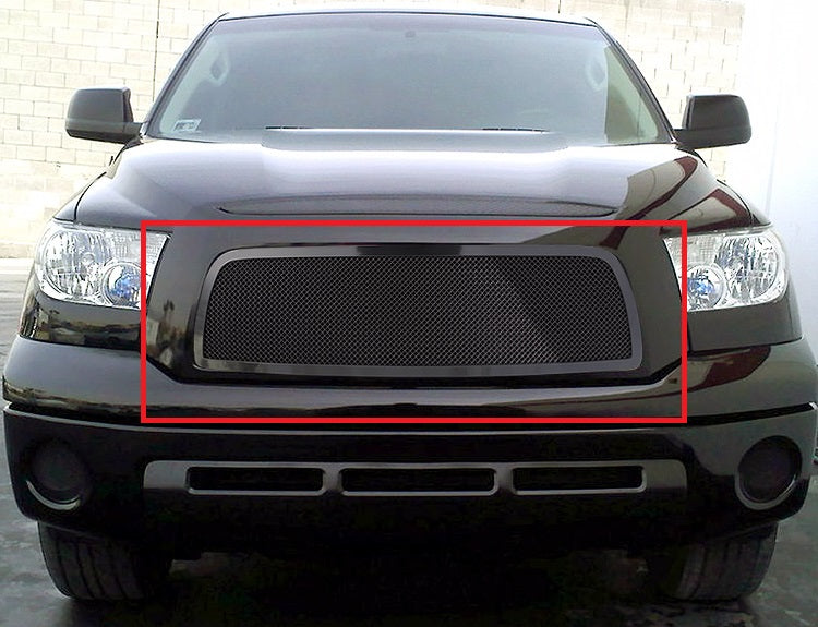 APS GR20GED64H Main Upper Black Wire Mesh Grille Fits 2007-2009 Toyota Tundra