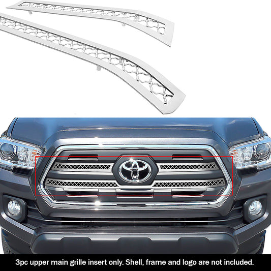 APS GR20GFC29S Main Upper Mesh Grille Fits 2016-2019 Toyota Tacoma